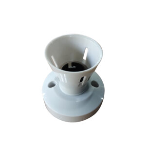 Straight Batten Holder -White